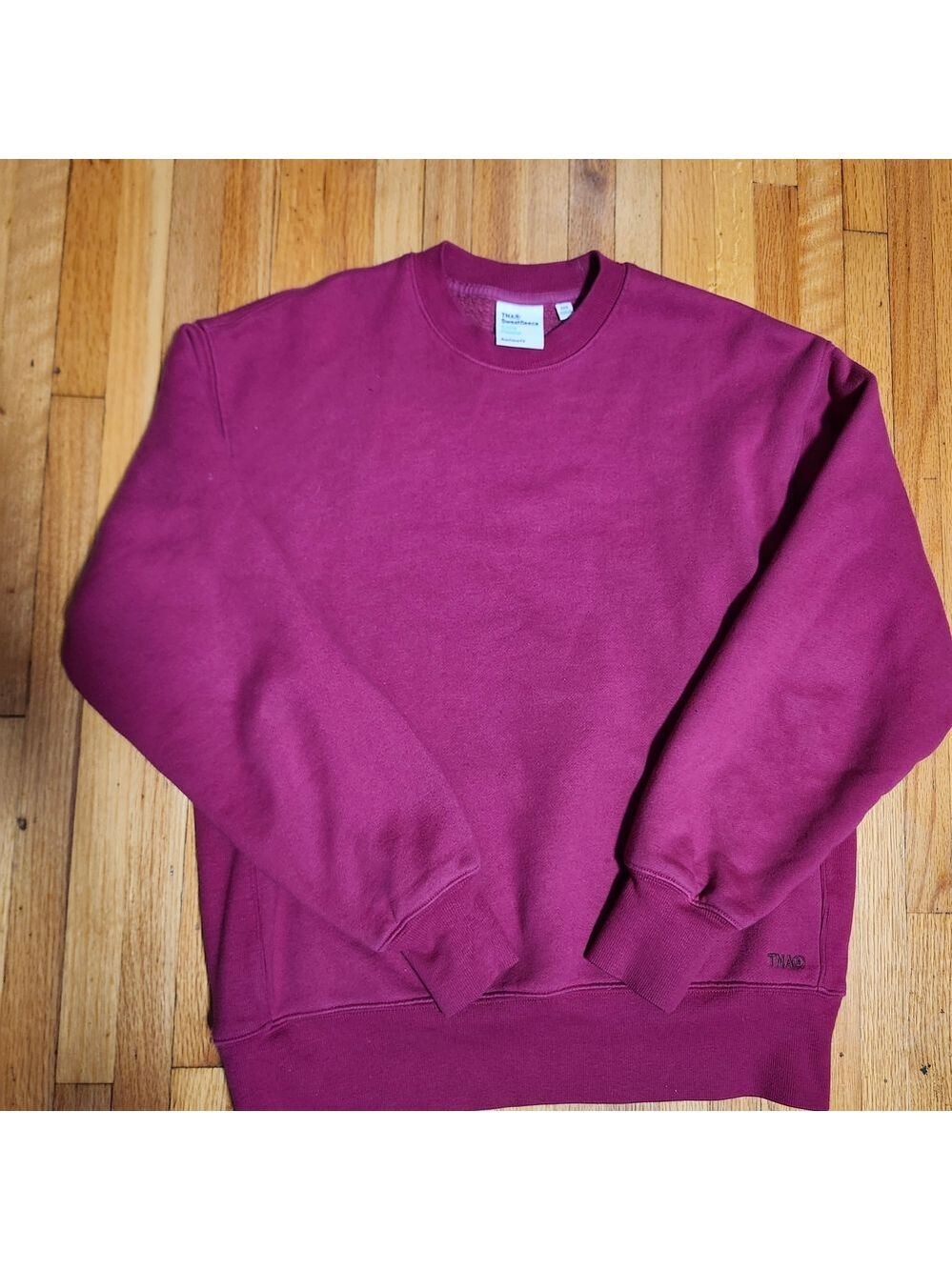 TNA Men's Rich Maroon Crewneck Sweater